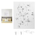 thumbnail image 3 of Letras Tapiz De Pared Póster Colgante Fondo De Tela Decoración Para El Hogar Habitación De Los Niños Decoración De La Pared Niños Accesorios De Fotografía Para Colgar Adornos Regalo Vogacara HA026961-02, 3 of 7