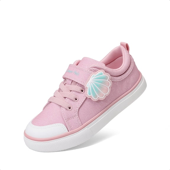 DREAM PAIRS Girls' Strappy Flat Sandals, Comfortable Fashion Thong Sandals with Metallic Ball Accent, Lightweight Non-Slip Adjustable Ankle Strap Shoes for Kids