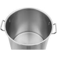thumbnail image 5 of 50 Quart Stainless Steel Stockpot with Lid & Draining Bucket, Large Stock Pot for Boiling Cooking Soup Stew Canning, Commercial Grade & Dishwasher Safe, Heavy Duty Restaurant Kitchen Big Pots, Silver, 5 of 9