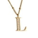 thumbnail image 3 of Collar Inicial de Mujer Letra A LuckyLy, Acero Inoxidable, Baño de Oro 18k y Zirconia Cúbica, Modelo Olga dorado UNITALLA, 3 of 8