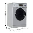 Equator AllinOne 13 lb Compact Combo Washer Dryer, Silver