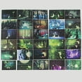 thumbnail image 2 of 30pcs Vintage Luminous Postcard Glow In The Dark Forest Streamer Animal Greeting Post Card Novelty Xmas Greeting Cards Gift, 2 of 13