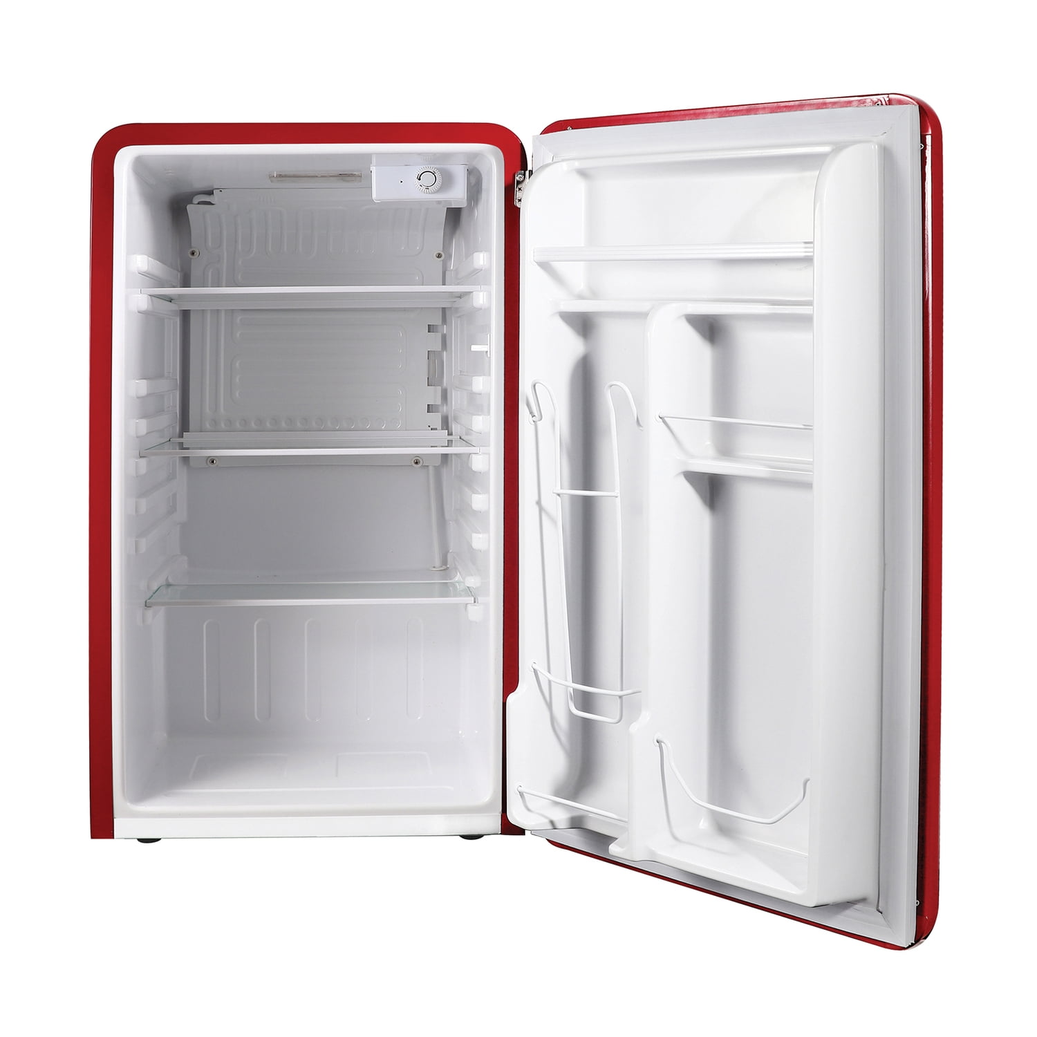 Frigidaire Retro 3.2 Cu ft Two Door Compact Refrigerator with Freezer, Red  - AliExpress