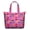 Watercolor, variant on Vintage Aesthetic Travel Duffel, Boho Artistic Weekender Bag for Women, Abstract Geometric Carry-on Tote with Floral and Tribal Touch