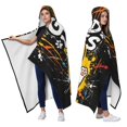 thumbnail image 2 of Good Vibes Corgi Wearable Blanket Hoodies for Women Men Adults Corgi Lovers Soft Warm Cute Cartoon Corgis Hooded Blankets for Couch Bed Decor 60x80 Inch, 2 of 5