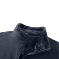 thumbnail image 6 of Lmnyox Sherpa Jackets for Men Thermal Full Zip Stand Collar Fleece Lined Coats Fall Winter Outwears with Pockets, 6 of 9