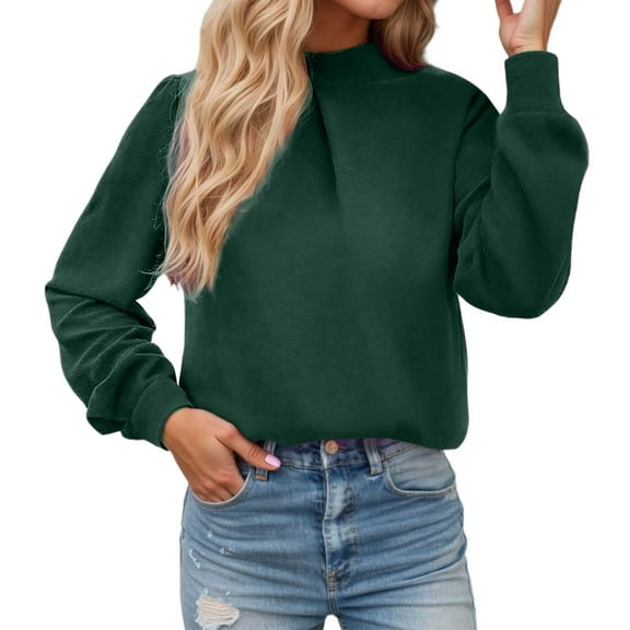 Razzly Women's Casual Short Sleeve T Shirt Soft Breathable Basic Tee Stylish Fit Comfortable Everyday Wear Loose Fit Neck Top(Dark Green,L)
