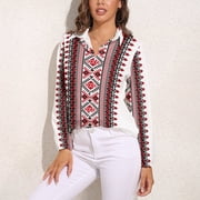 Ukrainian Vyshyvanka Embroidery Long Sleeve Blouse Woman Streetwear Casual Shirts Summer Oversize Woman Streetwear Clothing Birthday Present