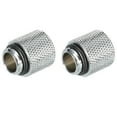 thumbnail image 1 of Macho a Hembra Extensor Conexión Plata G1/4 x 15mm para Agua Refrigeración Sistema Paquete de 2, 1 of 5