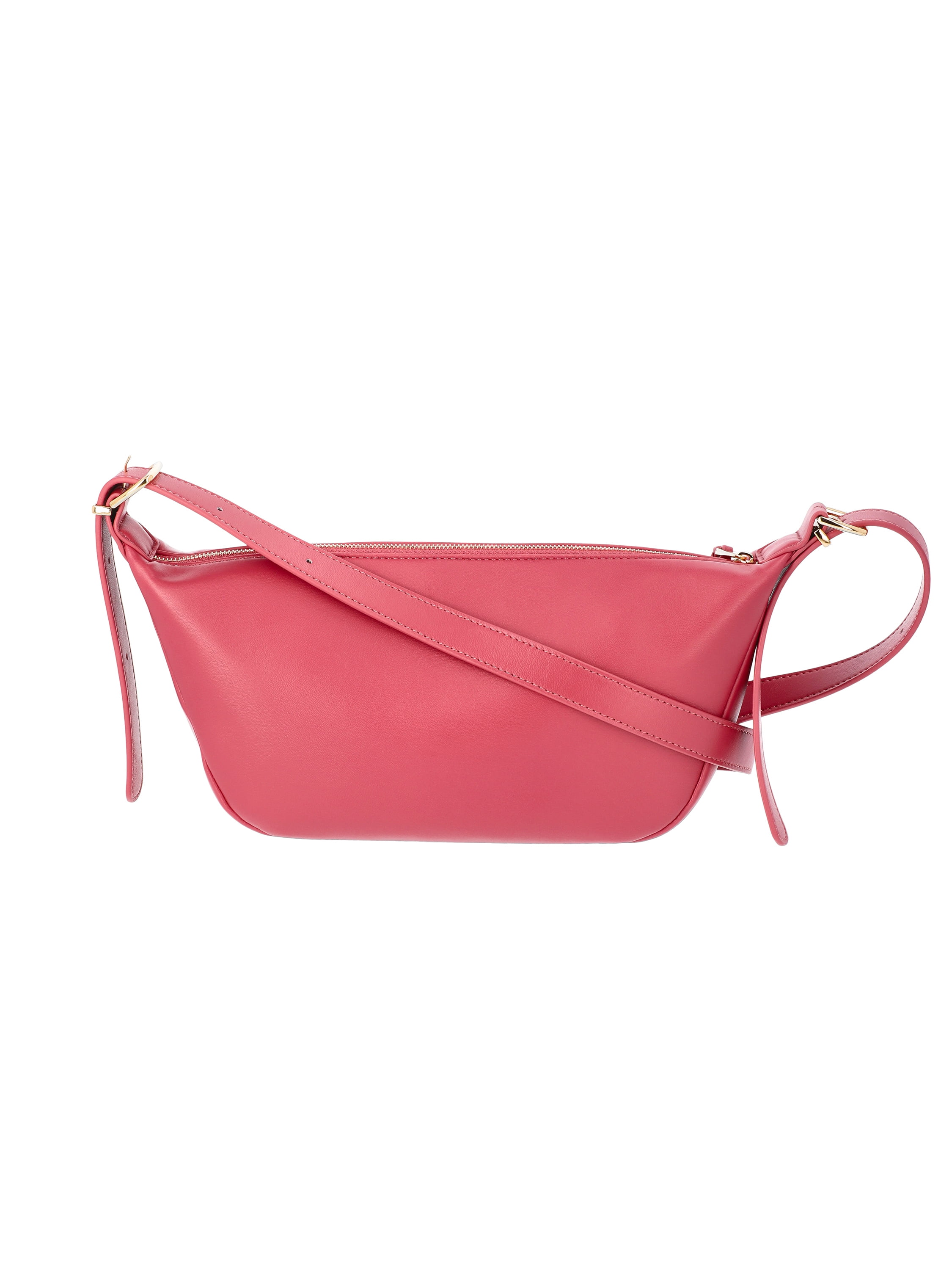 Time and Tru Women's Faux Leather Sling Crossbody Bag, Pink
