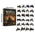 thumbnail image 2 of Motorcycle 2026 Advent Calendar - 24 Days 2D Acrylic Bike Ornaments for Christmas Tree, Unique Rider Countdown Decor, Birthday & Halloween Gift for Motorcycle Lovers, 2 of 3