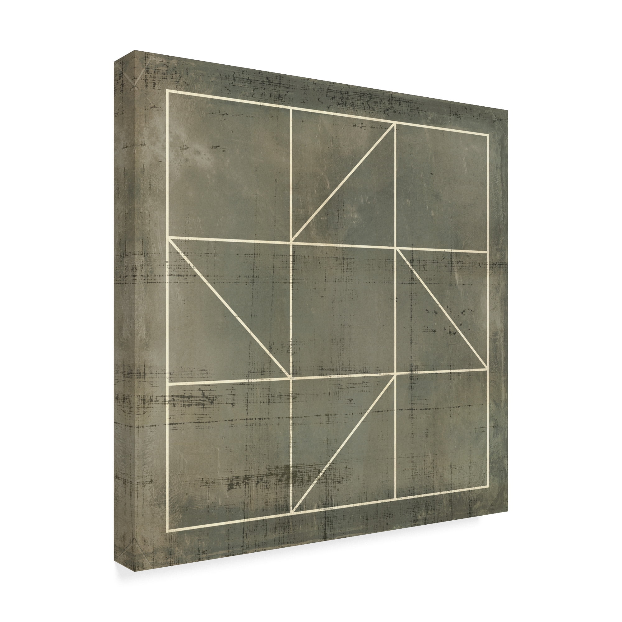 Trademark Fine Art 'Geometric Blueprint IV' Canvas Art by Vision Studio