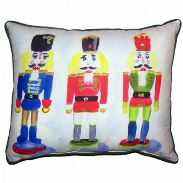 Betsy Drake ZP460 Nut Crackers Extra Large Zippered Pillow - 20 x 24 in.