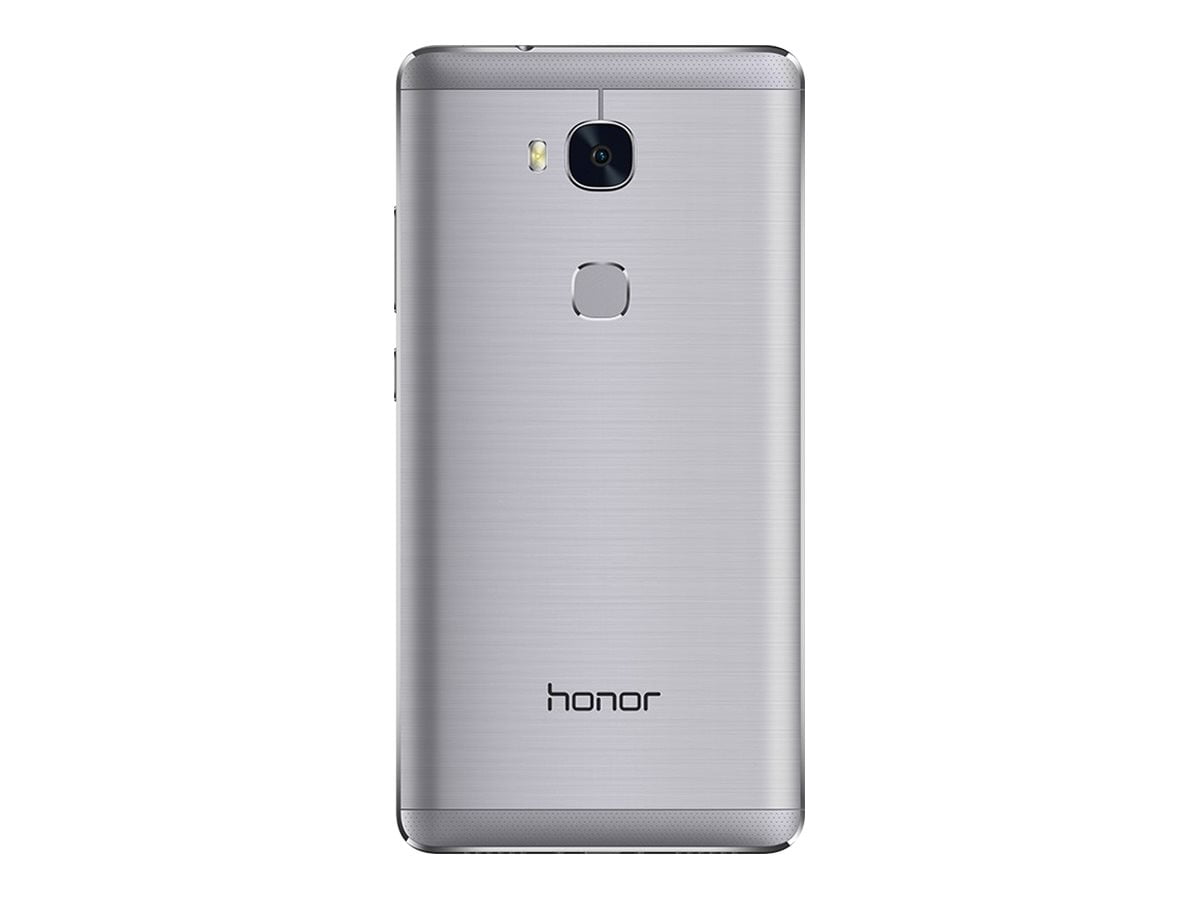 Honor 5X - 4G smartphone - dual-SIM - RAM 2 GB / 16 GB - microSD slot - LCD display - 5.5" - 1920 x 1080 pixels - rear camera 13 MP - camera 5 MP - gray