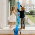 thumbnail image 2 of KAIPARA Race Track Toy for Kids, 12.8ft Flexible Car Track Set with 360° Rotating Track, 4 Pull-Back Cars & Suction Cups, Portable Race Car Play Set, Gift for Boys and Girls Ages 3+, Blue, 2 of 10