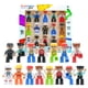 thumbnail image 1 of Playmags Juego comunitario de figuras magnéticas grandes de 15 piezas - 3 personas de juego perfecto para bloques de construcción de juguetes magnéticos - Juguetes de aprendizaje STEM para niños - Paq, 1 of 7