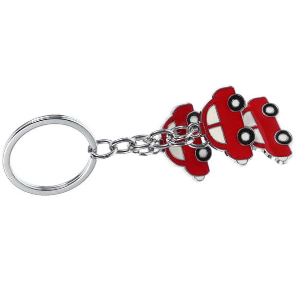 HEMOTON Creative Vintage Car Keychain Cute Metal Key Chain Pendant Car Model Pendant Charm Keyring for Backpack Handbag Decoration
