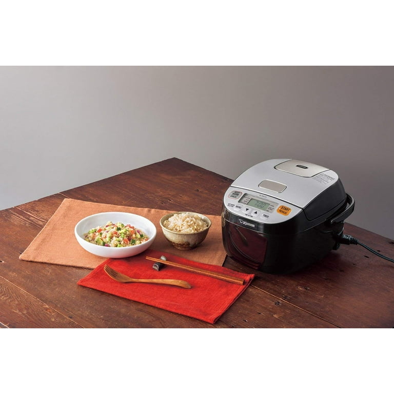 Zojirushi Micom 3-Cup Rice Cooker and Warmer, Silver Black Zojirushi Micom 3-Cup Rice Cooker and Warmer, Silver Black