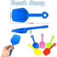 thumbnail image 5 of 12 Pcs Sand Shovels  Plastic Beach Shovels Bulk 7.7'' Colorful  Scoop Set Summer Beach Toys, Random Colors, 5 of 7
