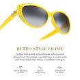 thumbnail image 7 of Giselle Cat Eye Rhinestone Kids Retro Sunglasses for Teens Girls Children Age 6-14 Trendy Glasses, 7 of 7