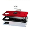 thumbnail image 6 of For Apple iPhone 12 Mini (5.4") Armor Hybrid Dual Layer 2in1 Military-Grade with 360° Rotating Metal Ring Holder Kickstand Cover ,Xpm Phone Case [Red], 6 of 8