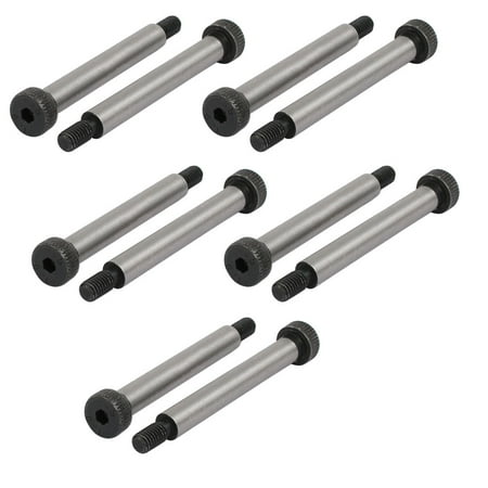 

Uxcell 10pcs 40Cr Shoulder Bolt 8mm Shoulder Dia 60mm Shoulder Length M6x12mm Thread