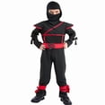 thumbnail image 6 of Ninja Costume Kids Ninja Muscle Costumes Boys Ninja Set Accessories Best Children Gift(kids-T), 6 of 7