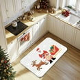 thumbnail image 5 of Darzheoy Christmas Bath Mat 23.6x15.7 Inches Diatom Mud Absorbent Non-Slip for Bathroom Holiday Decor and Home Use, 5 of 7