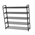 thumbnail image 1 of Yuarrent Estante organizador de zapatos de 4 capas, estante de almacenamiento de zapatos apilable de múltiples capas para la puerta de la sala de Almacenamiento y organización del hogar No.04 Yuarrent HA003466-04, 1 of 1