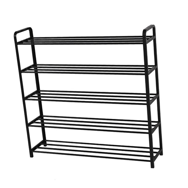 Inteprter Estante organizador de zapatos de 4 capas, estante de almacenamiento de zapatos apilable de múltiples capas para la puerta de la sala de Almacenamiento y organización del hogar No.04 Inteprter HA003466-04