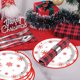 thumbnail image 1 of Platos de Papel Navideños con Copos de Nieve (16 Unidades) | Vajilla Desechable Multicolor para Fiestas | Platos de Papel Resistentes de 22 Cm para Navidad, Invierno, Cumpleaños, Reuniones Familiares, 1 of 6