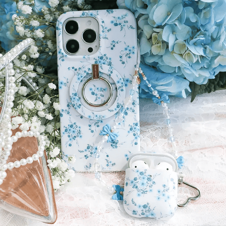French Blue Floral iPhone Case iPhone 13 Pro French Blue Floral iPhone Case iPhone 13 Pro