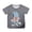 Grey, variant on Graphic Tees for Girls: Short Sleeve Crewneck Tops 5-14 Years Comfortable & Casual for Everyday & Party Wear