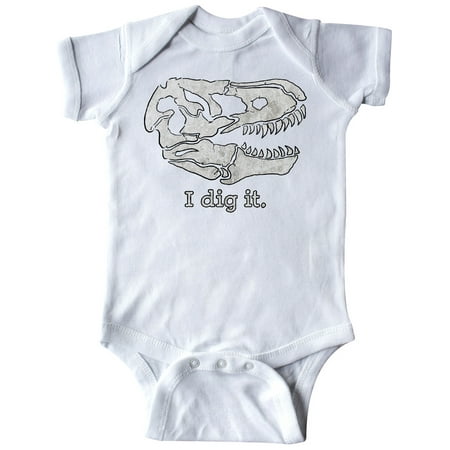 

Inktastic I Dig It with Tyrannosaurs Rex Skull Gift Baby Boy or Baby Girl Bodysuit