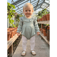 thumbnail image 5 of Loicainy Infant Baby Girls Fall Bodysuit 3 6 12 18 Months Long Sleeve Ruffled Round Neck Romper Clothes, 5 of 9