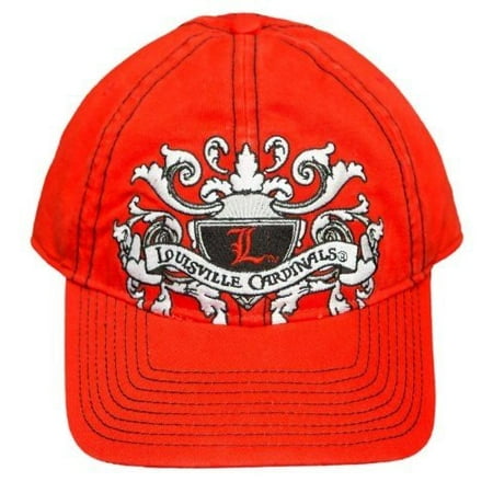 University Of Louisville Cardinal Football - New! University of Louisville Cardinals Adjustable Buckle Back Embroidered Cap