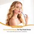 thumbnail image 3 of Facial and Neck Beauty Device, Skin Care Face Massager,Multifunctional 3 in 1 Light Therapy Face Sculpting Tool with Vibration, Thermal, Microcurrent for Skin Care Routine at Home, 3 of 10
