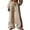 Beige, variant on Women's Cotton Linen Pants, Elastic Waist Wide Leg Trousers with Pockets, Soft Quick-Dry Casual Beach Vacation Pants, Comfortable Streetwear Wide Leg Trousers for Women Beige L