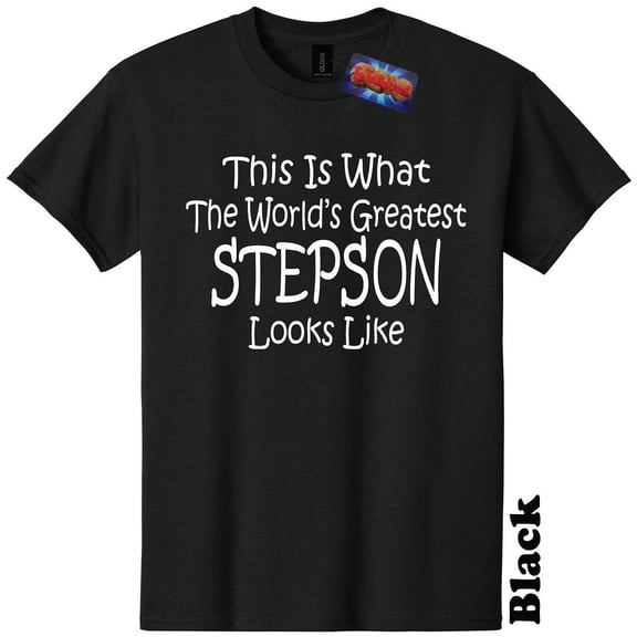 Worlds Greatest Stepson Funny T-Shirt Step Child Tee The Twisted Donut