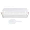 thumbnail image 2 of Molde De Cubitos De Hielo, Bandeja De Cubitos De Hielo Multiusos Duradera Reutilizable De 24 Rejillas Con Contenedor Para Congelador Para Jugo Para Cócteles Anggrek Blanco, 2 of 8