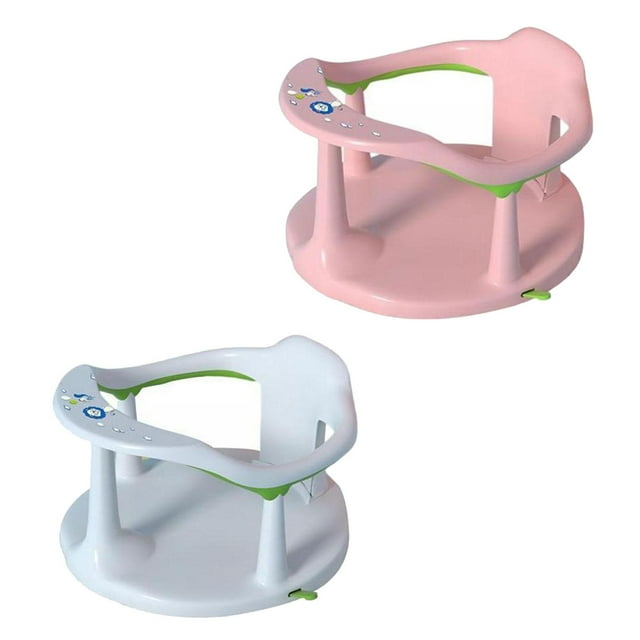 2 Uds Silla De Ducha Asiento De Baño Bañera Antideslizante Sentado Blanco Rosa Macarena Asiento de baño