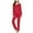 Red, variant on YHAJDS Pajama Set for Women Printed Striped Top And Lounge Pants Loungewear Sleep Set