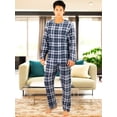 thumbnail image 2 of Pijama De Hombre Afelpada Pantalón Sudadera Tela Polar Suave, 2 of 5