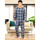 thumbnail image 2 of Pijama De Hombre Afelpada Pantalón Sudadera Tela Polar Suave, 2 of 5