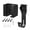 Black, variant on Tnobhg EV Charger Holder Wall Mount Wall-punching with Screws Anti-slip Protect The Plug Charger Cable Holder Bracket Electric Vehicles Charger Holder