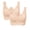 Beige, variant on Wzxfashion Bras for Women No Underwire Pack Of 2 New Posture Correcting Wireless Breathable Comfortable Back Cover Plus Size Full-Coverage T-Shirt Bra