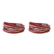 thumbnail image 1 of Qarigey Brazaletes de cuero Brazalete de leopardo Brazalete de cadena tejida Broche Type4 NO4, 1 of 6