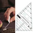 thumbnail image 3 of Regla de acolchado triangular de 90 grados YONGSHENG antideslizante transparente portátil 45 cm, 3 of 5