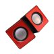 thumbnail image 2 of Seitruly Altavoces para ordenador, altavoz de música, Mini USB con cable, sonido envolvente, hogar, oficina, portátil, Multimedia, Notebook, Cables de audio/vídeo Rojo, 2 of 6