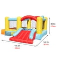 thumbnail image 6 of iRerts Kids Bounce House, Jumper Inflatable Bounce House with Basketball Hoop, Bouncy Castle for Kids with Slide, 3 Balls and Carry Bag, Indoor Outdoor Inflatable Castle for Yard Lawn Garden, 6 of 10
